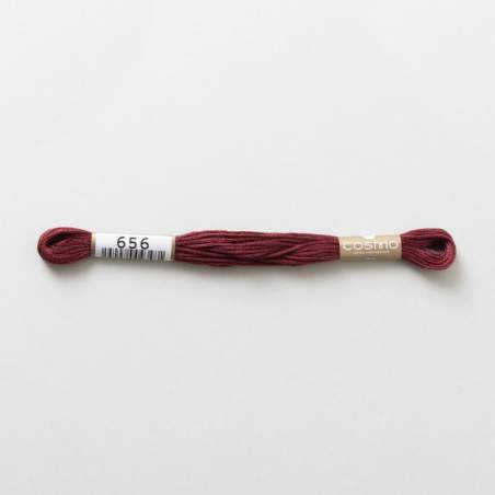 Filo da ricamo giapponese COSMO 656 - Mouliné Size 25 in cotone a 6 capi