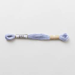 Filo da ricamo giapponese COSMO 662 - Mouliné Size 25 in cotone a 6 capi