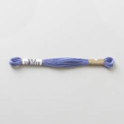 Filo da ricamo giapponese COSMO 663 - Mouliné Size 25 in cotone a 6 capi