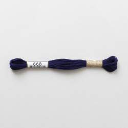 668 COSMO - Filo da ricamo giapponese COSMO - Mouliné Size 25 in cotone a 6 capi