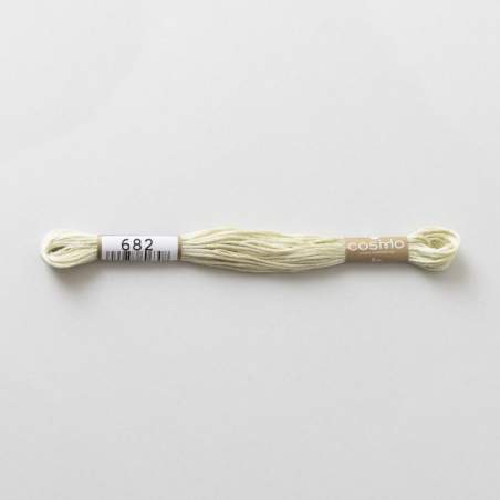 Filo da ricamo giapponese COSMO 682 - Mouliné Size 25 in cotone a 6 capi