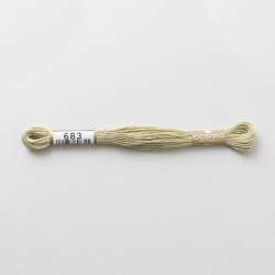 683 COSMO - Filo da ricamo giapponese COSMO - Mouliné Size 25 in cotone a 6 capi