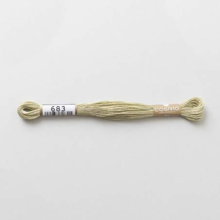 Filo da ricamo giapponese COSMO 683 - Mouliné Size 25 in cotone a 6 capi