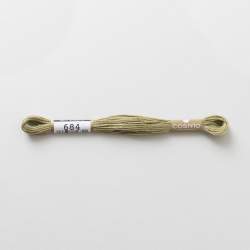 684 COSMO - Filo da ricamo giapponese COSMO - Mouliné Size 25 in cotone a 6 capi