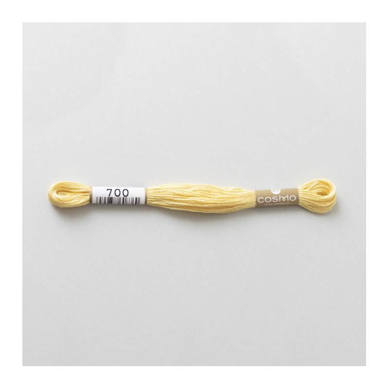 Filo da ricamo giapponese COSMO 700 - Mouliné Size 25 in cotone a 6 capi