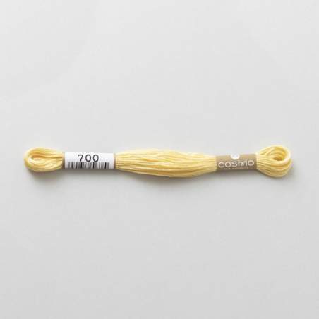 Filo da ricamo giapponese COSMO 700 - Mouliné Size 25 in cotone a 6 capi
