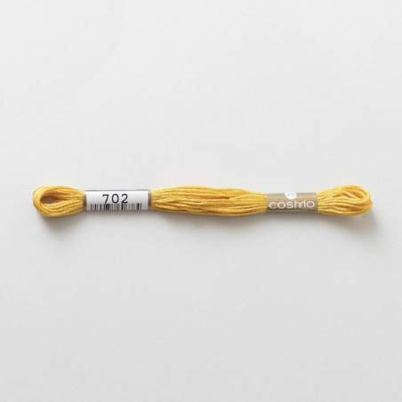 702 COSMO - Filo da ricamo giapponese COSMO - Mouliné Size 25 in cotone a 6 capi