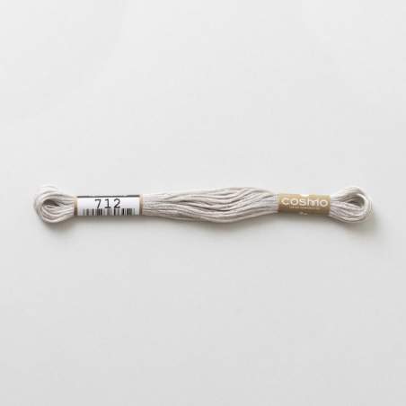 712 COSMO - Filo da ricamo giapponese COSMO - Mouliné Size 25 in cotone a 6 capi