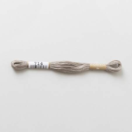 Filo da ricamo giapponese COSMO 714 - Mouliné Size 25 in cotone a 6 capi