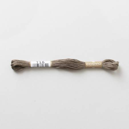 716 COSMO - Filo da ricamo giapponese COSMO - Mouliné Size 25 in cotone a 6 capi