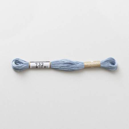 732 COSMO - Filo da ricamo giapponese COSMO - Mouliné Size 25 in cotone a 6 capi