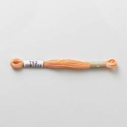 Filo da ricamo giapponese COSMO 752 - Mouliné Size 25 in cotone a 6 capi