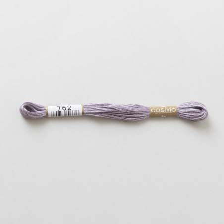 Filo da ricamo giapponese COSMO 762 - Mouliné Size 25 in cotone a 6 capi