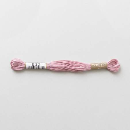 Filo da ricamo giapponese COSMO 812 - Mouliné Size 25 in cotone a 6 capi