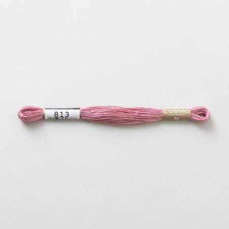 Filo da ricamo giapponese COSMO 813 - Mouliné Size 25 in cotone a 6 capi