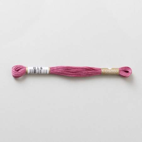 814 COSMO - Filo da ricamo giapponese COSMO - Mouliné Size 25 in cotone a 6 capi