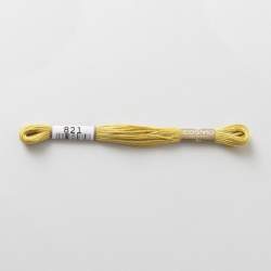 Filo da ricamo giapponese COSMO 821 - Mouliné Size 25 in cotone a 6 capi