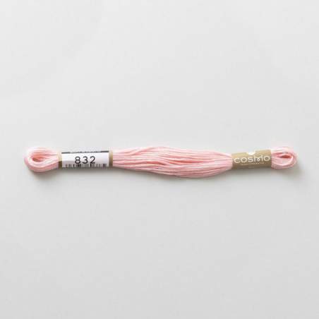 832 COSMO - Filo da ricamo giapponese COSMO - Mouliné Size 25 in cotone a 6 capi