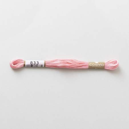 833 COSMO - Filo da ricamo giapponese COSMO - Mouliné Size 25 in cotone a 6 capi