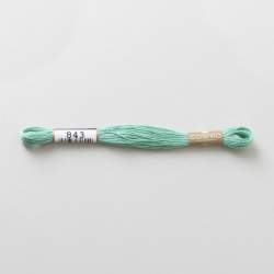 843 COSMO - Filo da ricamo giapponese COSMO - Mouliné Size 25 in cotone a 6 capi