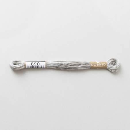 Filo da ricamo giapponese COSMO 890 - Mouliné Size 25 in cotone a 6 capi