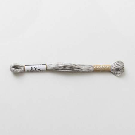 Filo da ricamo giapponese COSMO 891 - Mouliné Size 25 in cotone a 6 capi