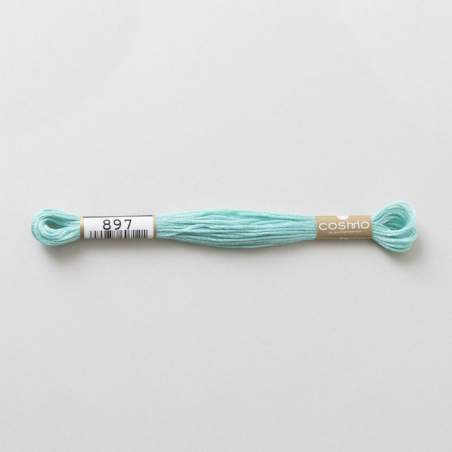 Filo da ricamo giapponese COSMO 897 - Mouliné Size 25 in cotone a 6 capi