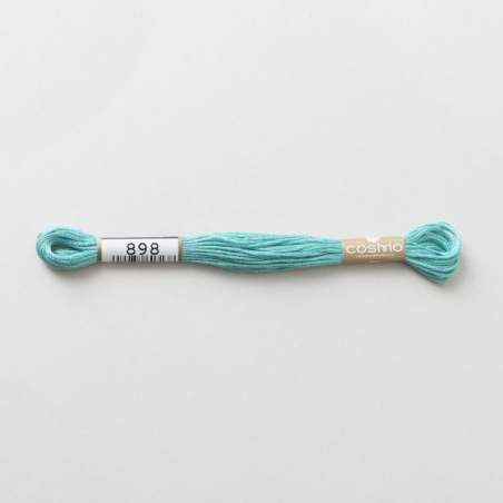 Filo da ricamo giapponese COSMO 898 - Mouliné Size 25 in cotone a 6 capi