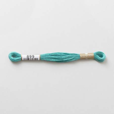 Filo da ricamo giapponese COSMO 899 - Mouliné Size 25 in cotone a 6 capi
