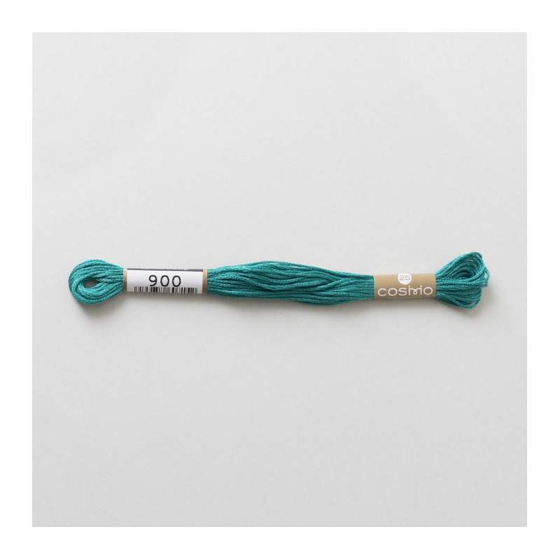 Filo da ricamo giapponese COSMO 900 - Mouliné Size 25 in cotone a 6 capi
