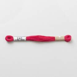 Filo da ricamo giapponese COSMO 240 - Mouliné Size 25 in cotone a 6 capi