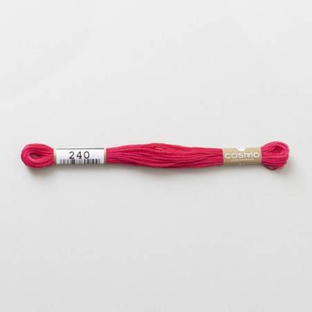240 COSMO - Filo da ricamo giapponese COSMO - Mouliné Size 25 in cotone a 6 capi