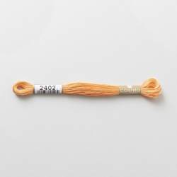 Filo da ricamo giapponese COSMO 2402 - Mouliné Size 25 in cotone a 6 capi