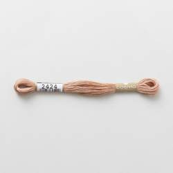 2424 COSMO - Filo da ricamo giapponese COSMO - Mouliné Size 25 in cotone a 6 capi