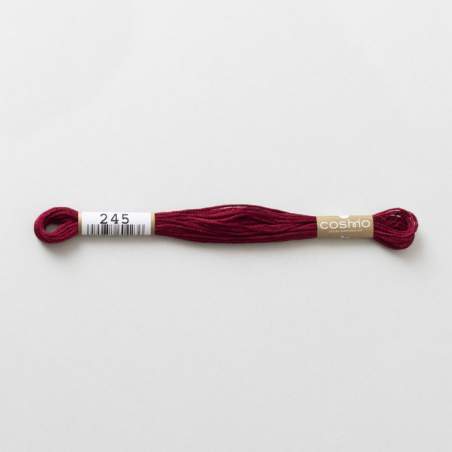 245 COSMO - Filo da ricamo giapponese COSMO - Mouliné Size 25 in cotone a 6 capi