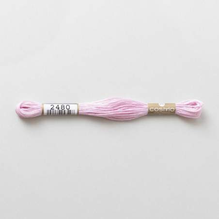 Filo da ricamo giapponese COSMO 2480 - Mouliné Size 25 in cotone a 6 capi