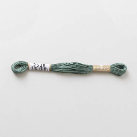 2535 COSMO - Filo da ricamo giapponese COSMO - Mouliné Size 25 in cotone a 6 capi