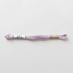 261 COSMO - Filo da ricamo giapponese COSMO - Mouliné Size 25 in cotone a 6 capi