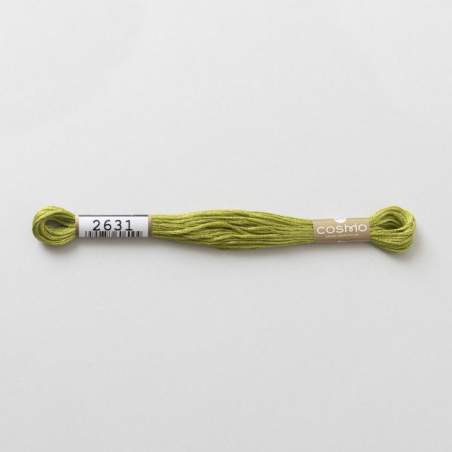 2631 COSMO - Filo da ricamo giapponese COSMO - Mouliné Size 25 in cotone a 6 capi