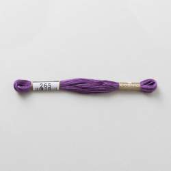 Filo da ricamo giapponese COSMO 265 - Mouliné Size 25 in cotone a 6 capi