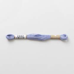 2662 COSMO - Filo da ricamo giapponese COSMO - Mouliné Size 25 in cotone a 6 capi