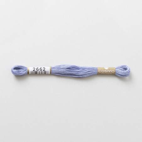 2662 COSMO - Filo da ricamo giapponese COSMO - Mouliné Size 25 in cotone a 6 capi