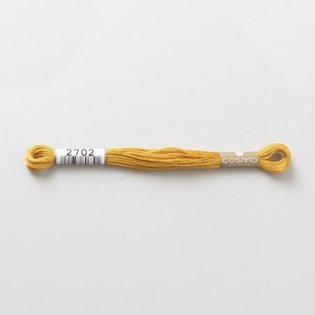 2702 COSMO - Filo da ricamo giapponese COSMO - Mouliné Size 25 in cotone a 6 capi