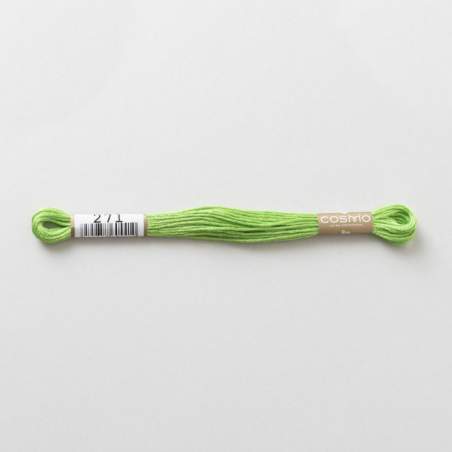 271 COSMO - Filo da ricamo giapponese COSMO - Mouliné Size 25 in cotone a 6 capi