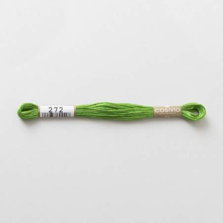 Filo da ricamo giapponese COSMO 272 - Mouliné Size 25 in cotone a 6 capi