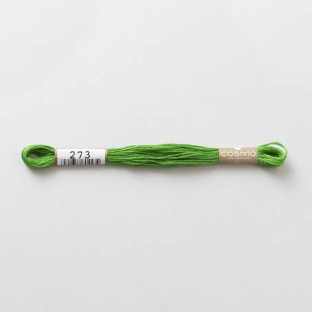 273 COSMO - Filo da ricamo giapponese COSMO - Mouliné Size 25 in cotone a 6 capi