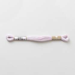 Filo da ricamo giapponese COSMO 281 - Mouliné Size 25 in cotone a 6 capi