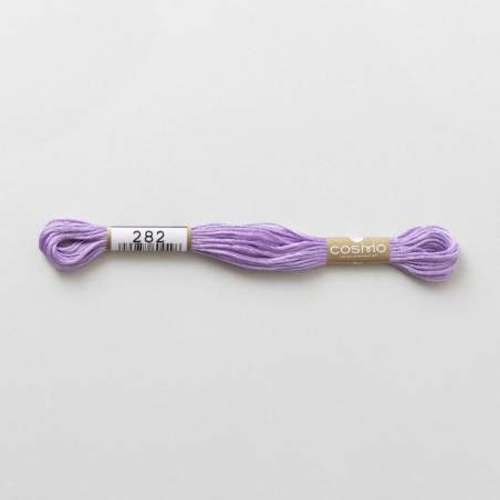 Filo da ricamo giapponese COSMO 282 - Mouliné Size 25 in cotone a 6 capi