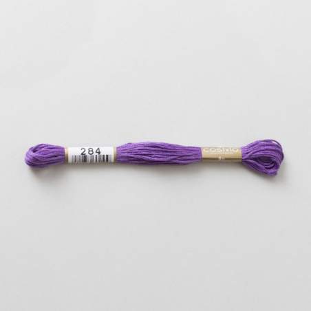 284 COSMO - Filo da ricamo giapponese COSMO - Mouliné Size 25 in cotone a 6 capi