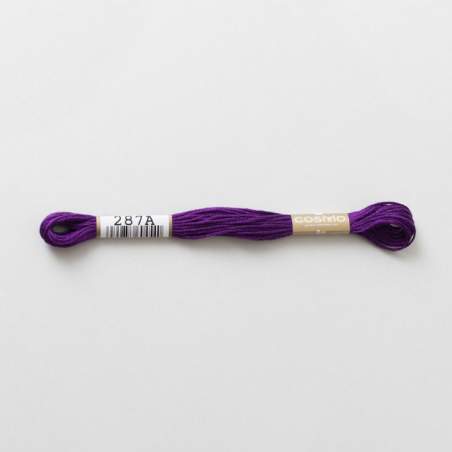 Filo da ricamo giapponese COSMO 287A - Mouliné Size 25 in cotone a 6 capi